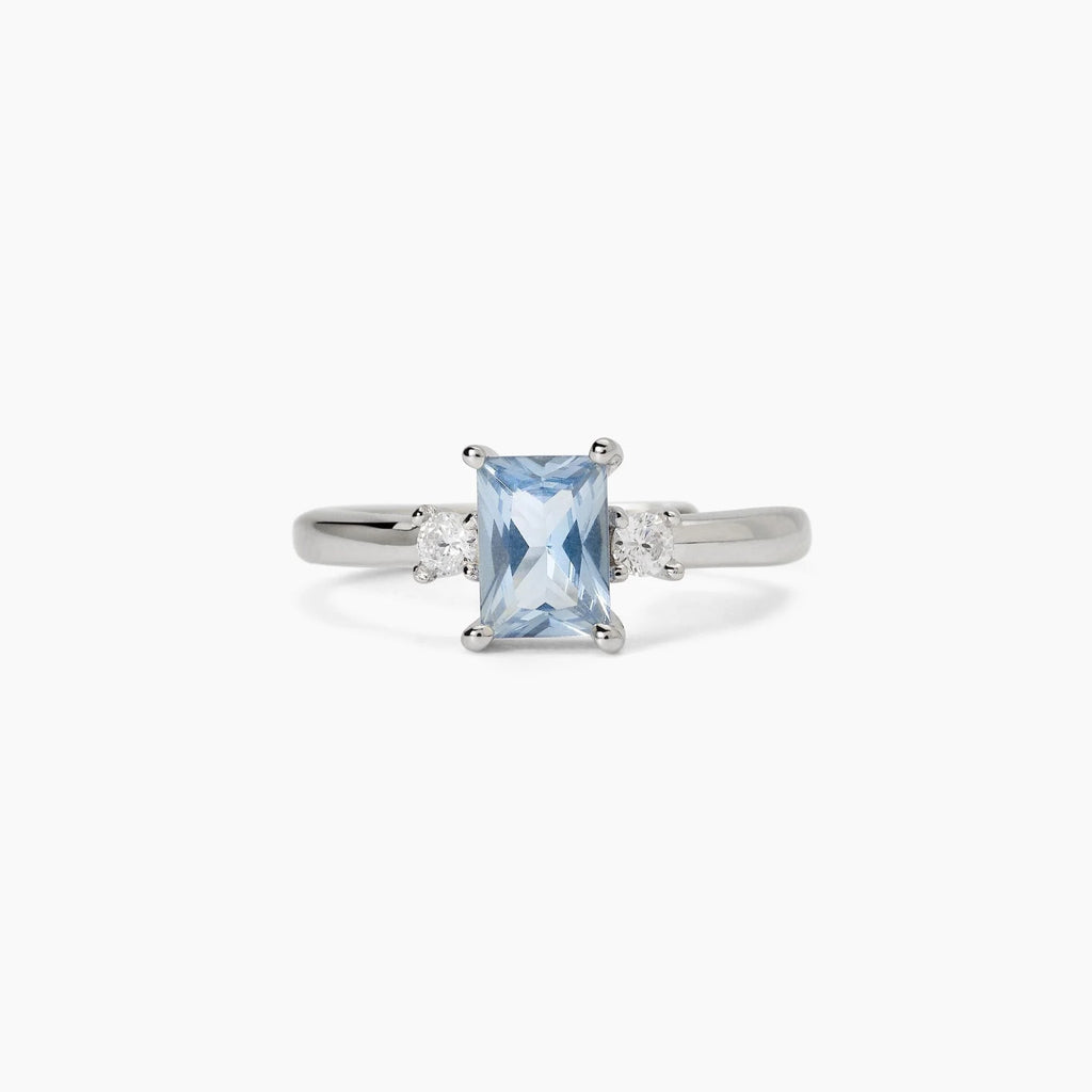 Anello Battito Acquamarina