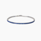 Mabina Bracciale Tennis Uomo Zaffiri Sintetici