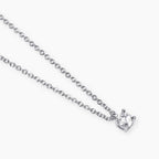 Girocollo con Diamante Lab-Grown 0,17ct – Mabina Gioielli
