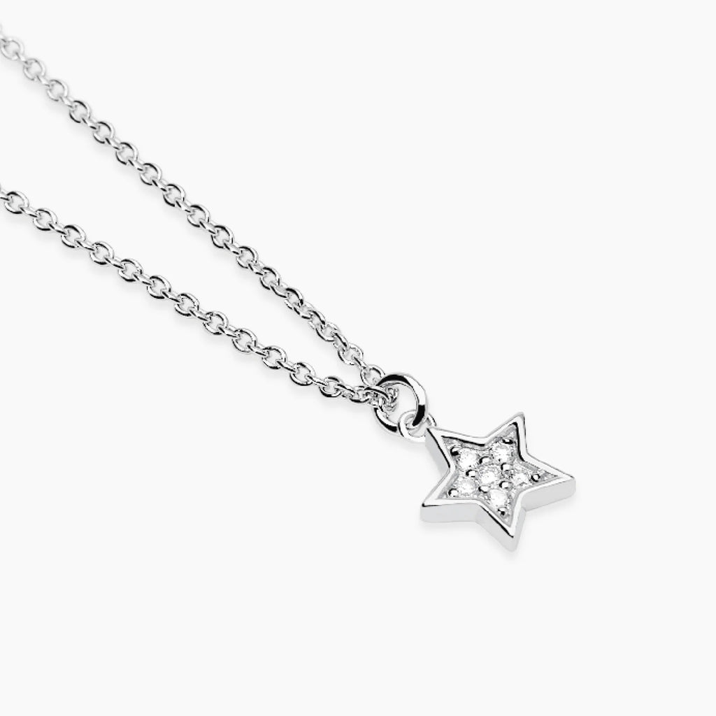 Girocollo con Stella in Diamanti Lab-Grown 0,009ct – Mabina Gioielli