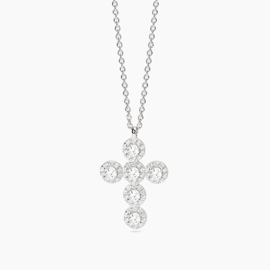 Girocollo Croce Zirconi Milanesienne