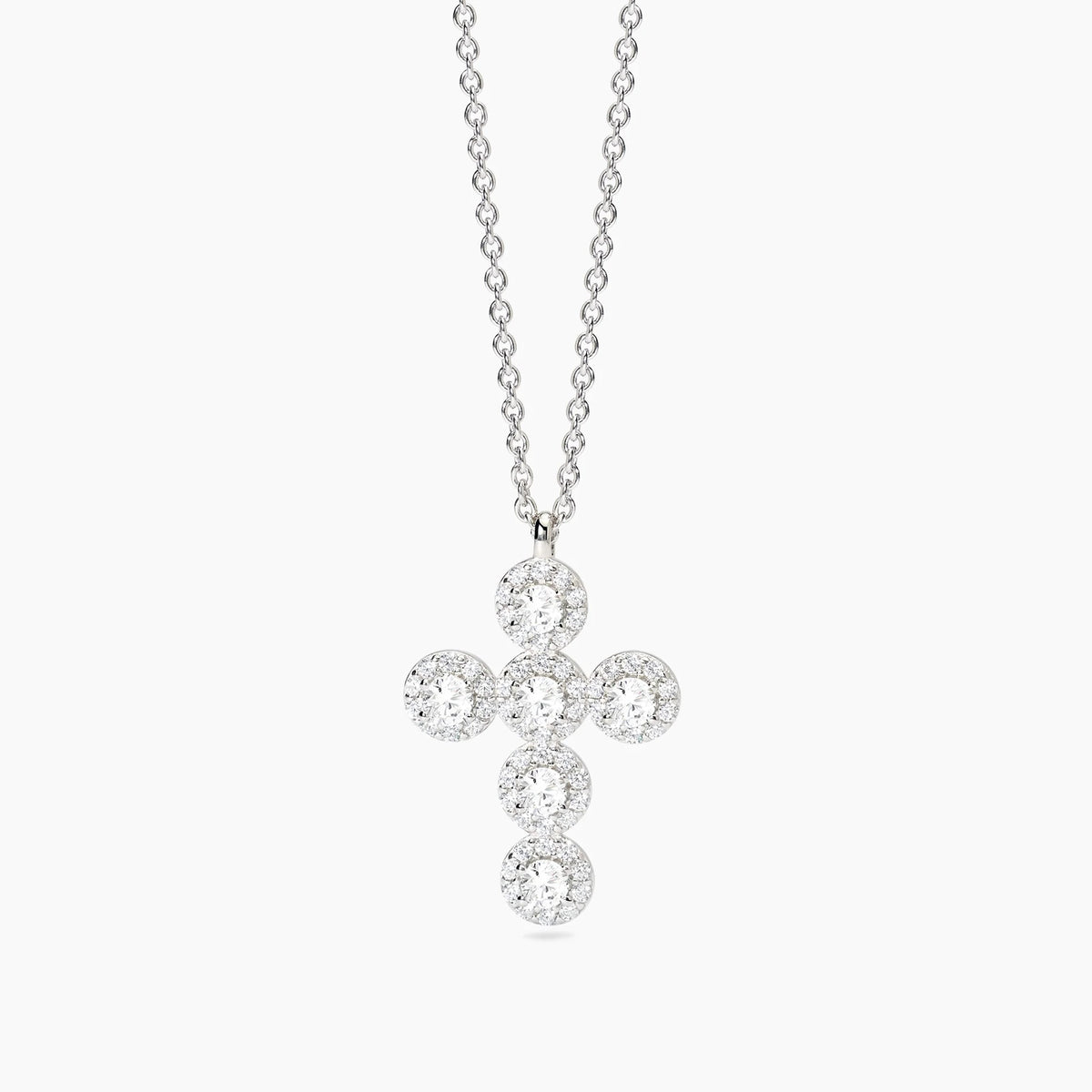 Girocollo Croce Zirconi Milanesienne