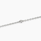 Bracciale con Punto Luce in Diamante Lab-Grown 0,09 ct – Mabina Gioielli