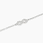 Bracciale con Simbolo Infinito e Diamanti Lab-Grown 0,009 ct – Mabina Gioielli