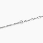 Bracciale con Doppia Catena e Diamante Lab-Grown – Mabina Gioielli