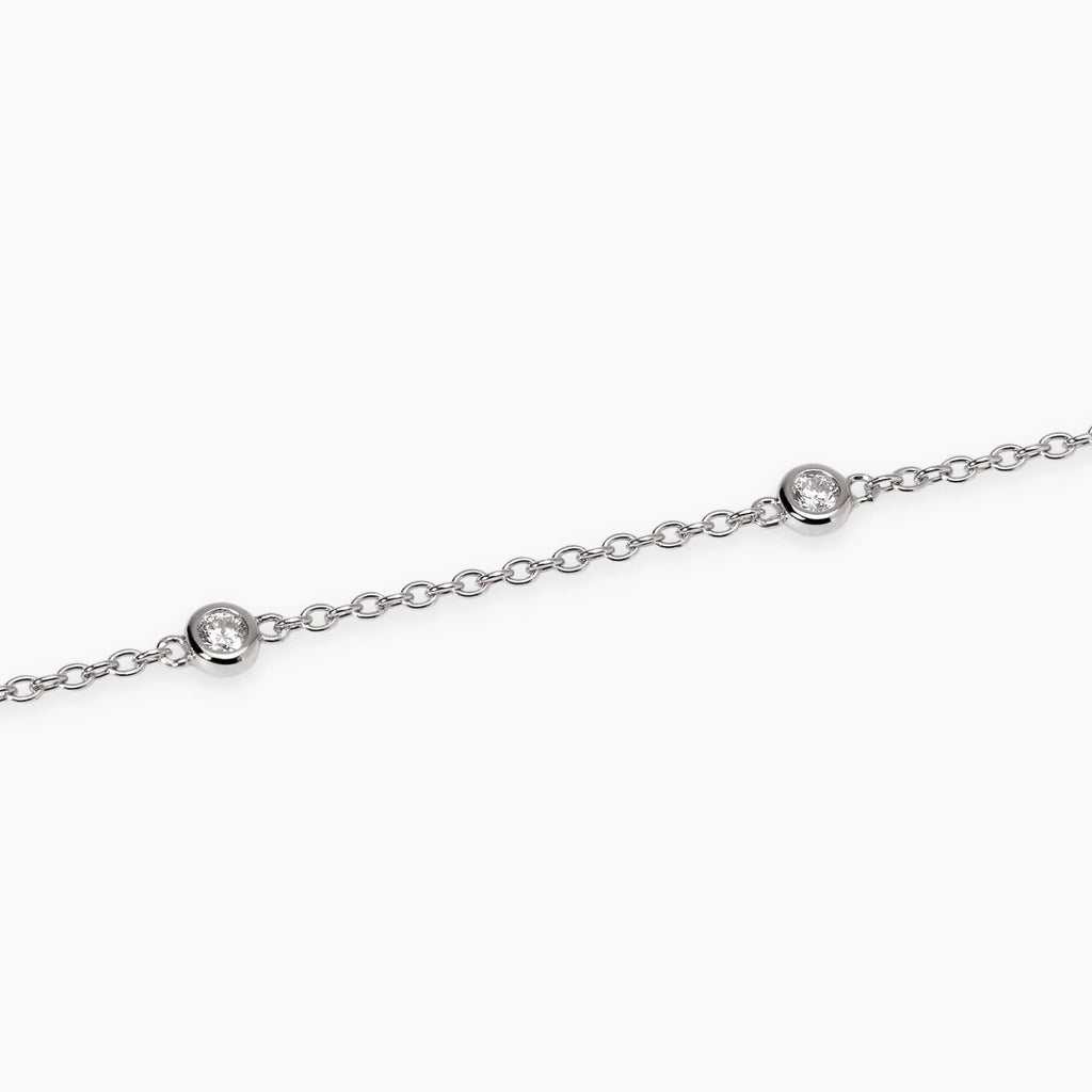 Bracciale con Diamanti Lab-Grown 0,055 Carati – Mabina Gioielli