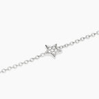 Bracciale con Stella in Diamanti Lab-Grown 0,009ct – Mabina Gioielli