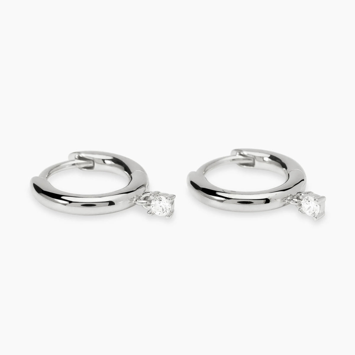 Orecchini a cerchio con pendente in diamante lab-grown MY DIAMOND