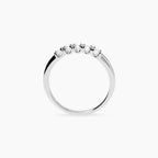 Anello con Diamanti Lab Grown 0,25 Carati in Argento: Luce Contemporanea e Sostenibile