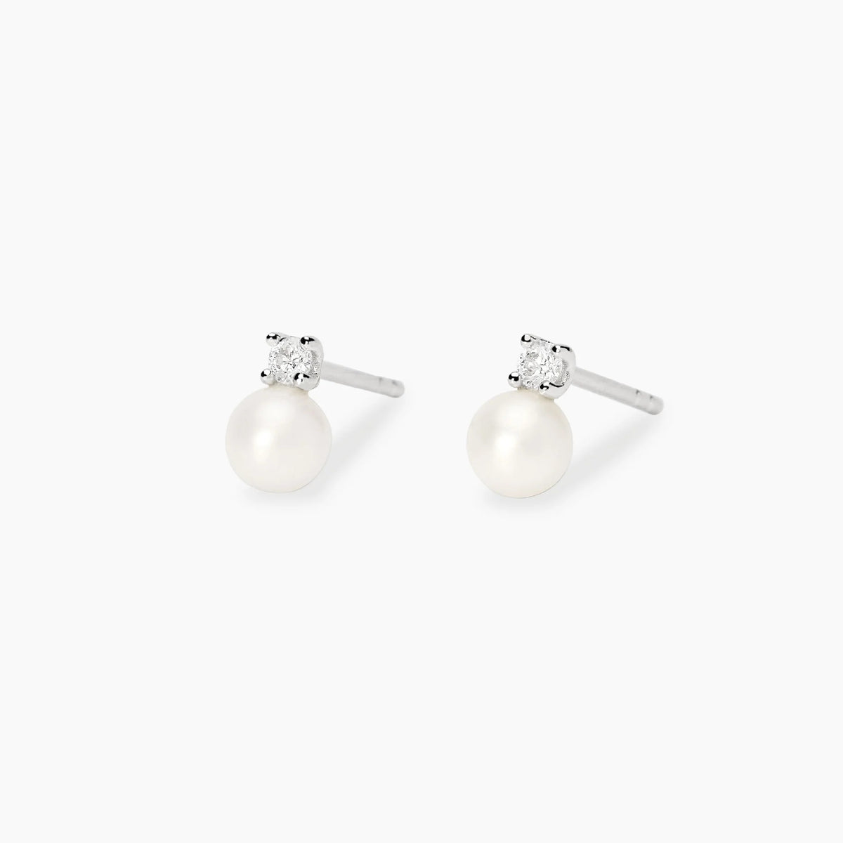 Orecchini Mabina My Diamond con Perle e Diamanti Lab-Grown