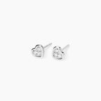 Orecchini Cuore con Diamanti Lab Grown 0.015 Carati Mabina 563990