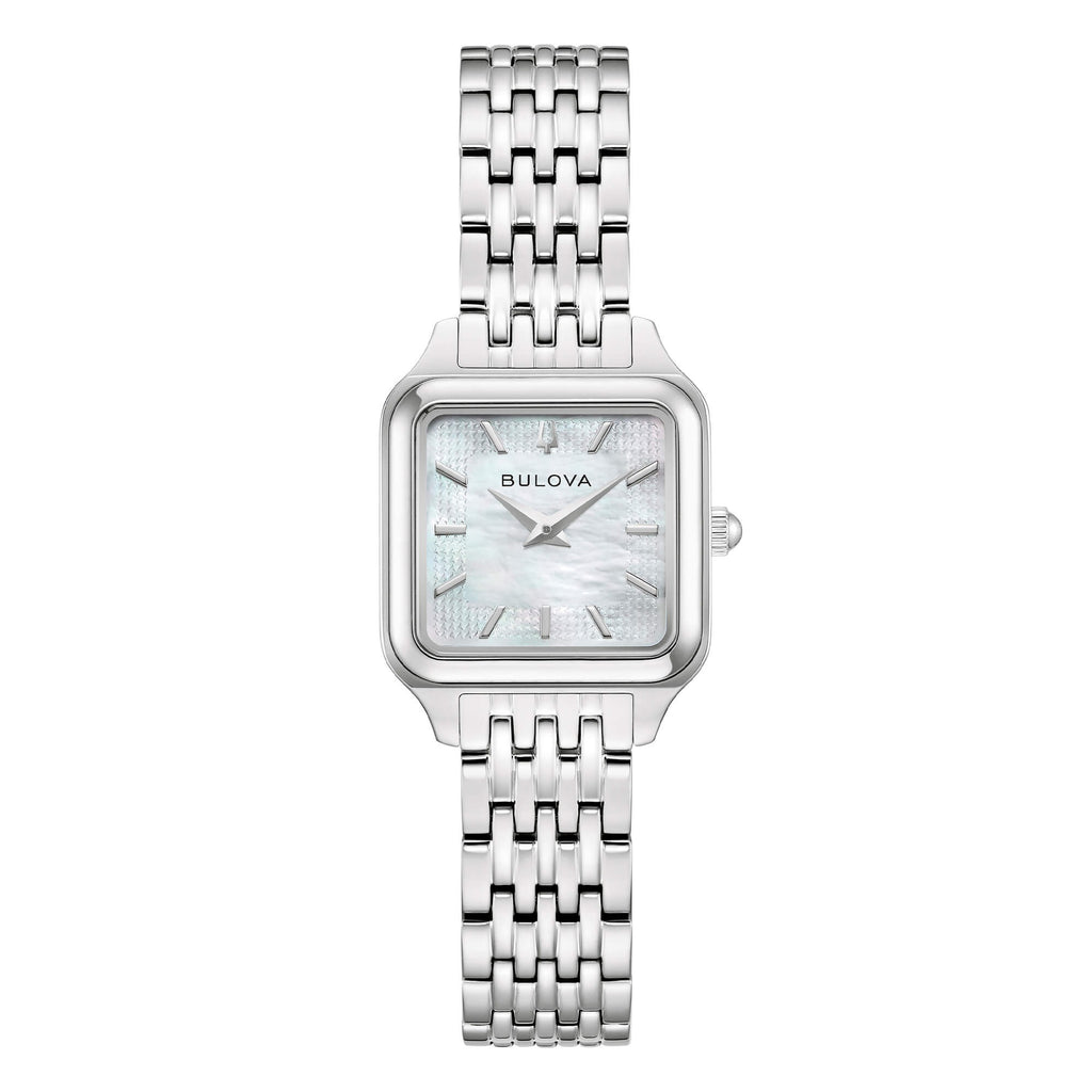 Orologio Donna Bulova Sutton Square Acciaio e Madreperla con Vetro Zaffiro 96L357