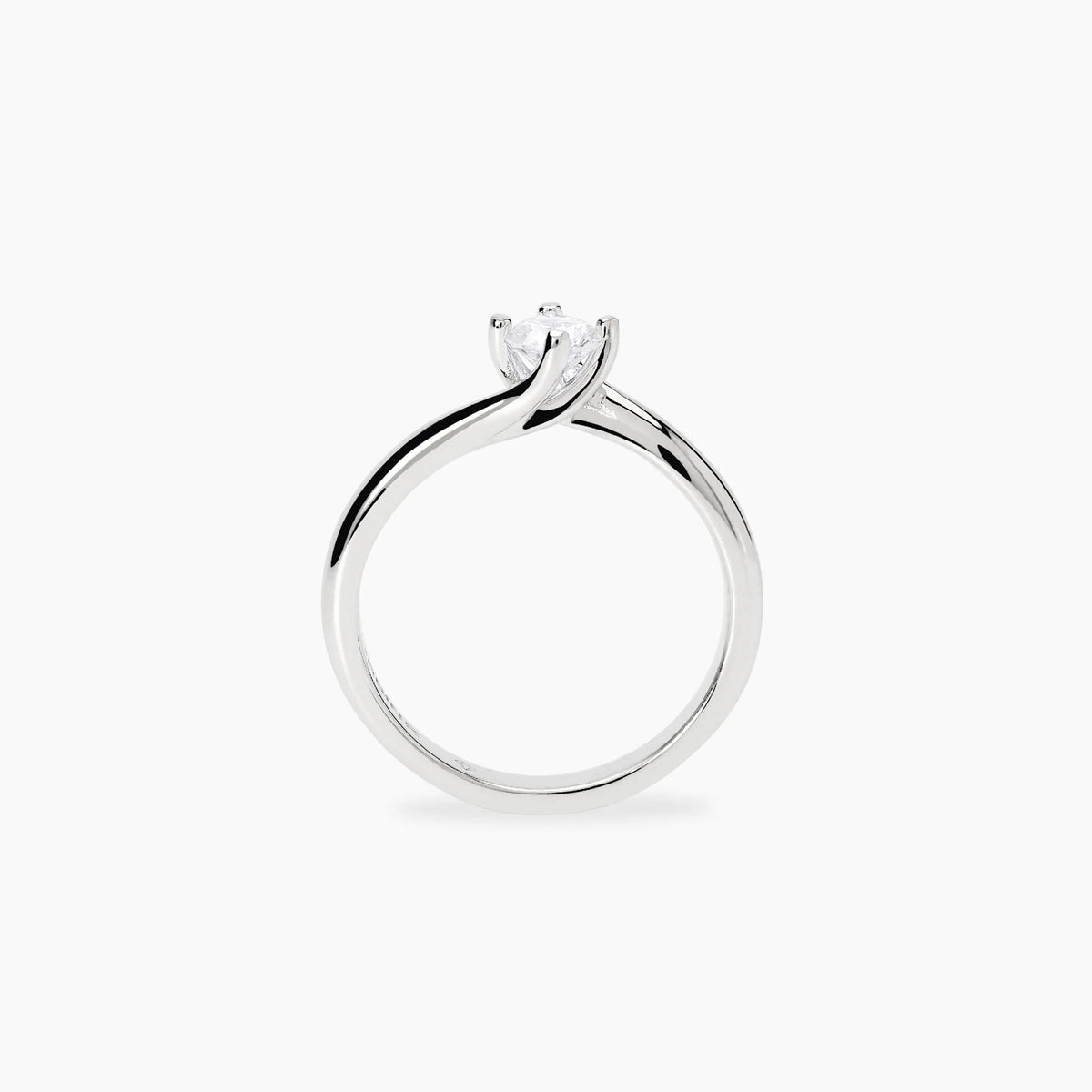 Anello Solitario Mabina con Diamante Lab-Grown: Eleganza Sostenibile e Luce Pura