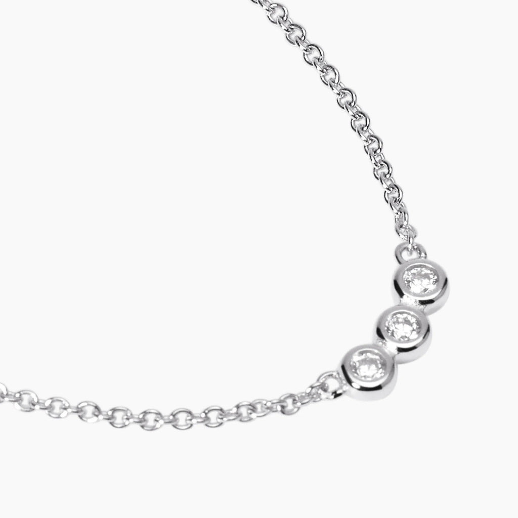 Girocollo Trilogy con Diamanti Lab-Grown – Mabina Gioielli