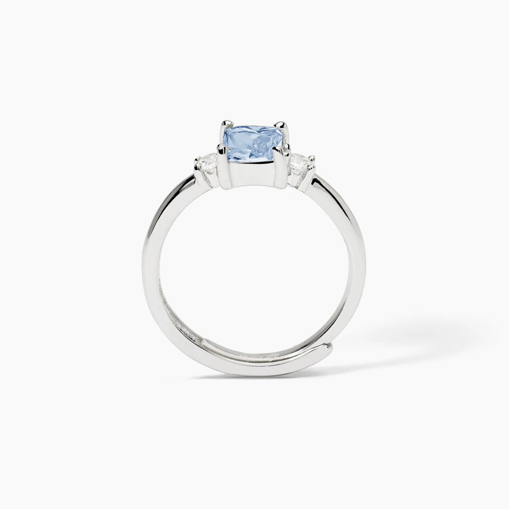 Anello Battito Acquamarina