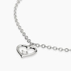 Bracciale con Cuore e Diamante Lab-Grown 0,06 Carati – Mabina Gioielli
