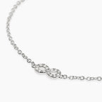Bracciale con Simbolo Infinito e Diamanti Lab-Grown 0,009 ct – Mabina Gioielli