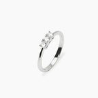 Anello Trilogy con Diamanti Lab-Grown: La Perfetta Armonia della Luce