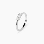 Anello Trilogy con Diamanti Lab-Grown e Argento 925