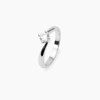 Anello Solitario Mabina con Diamante Lab-Grown: Eleganza Sostenibile e Luce Pura