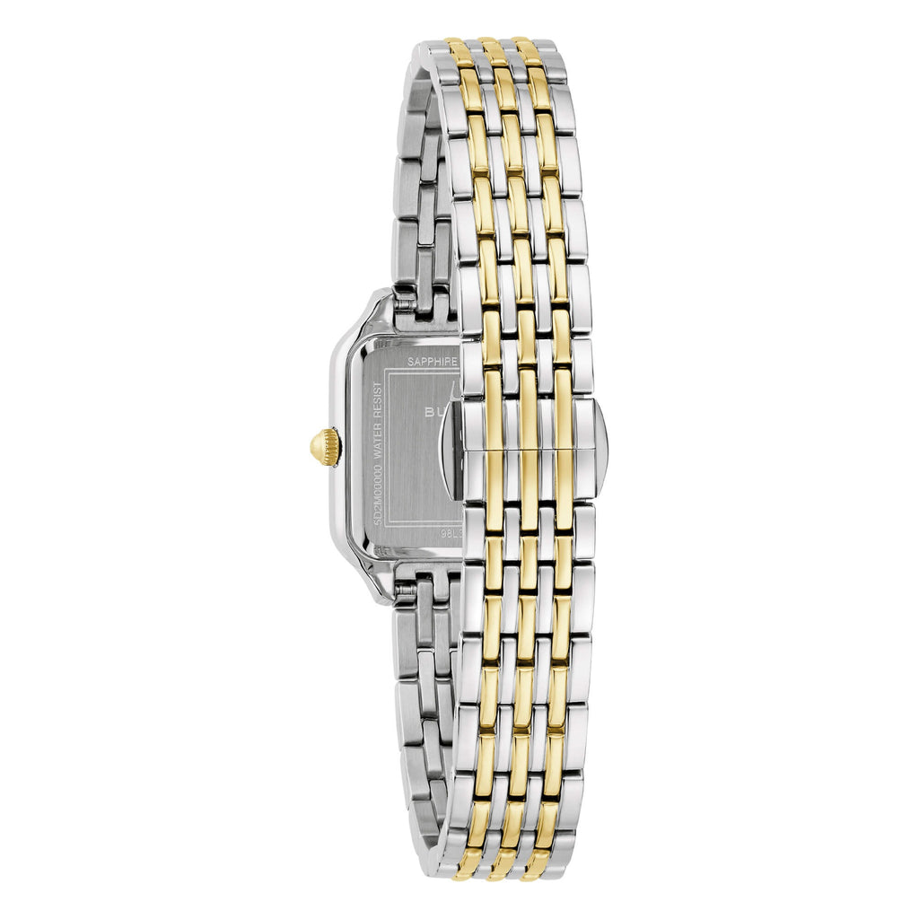 Orologio Donna Bulova Sutton Square Acciaio e Madreperla con Vetro Zaffiro 96L357