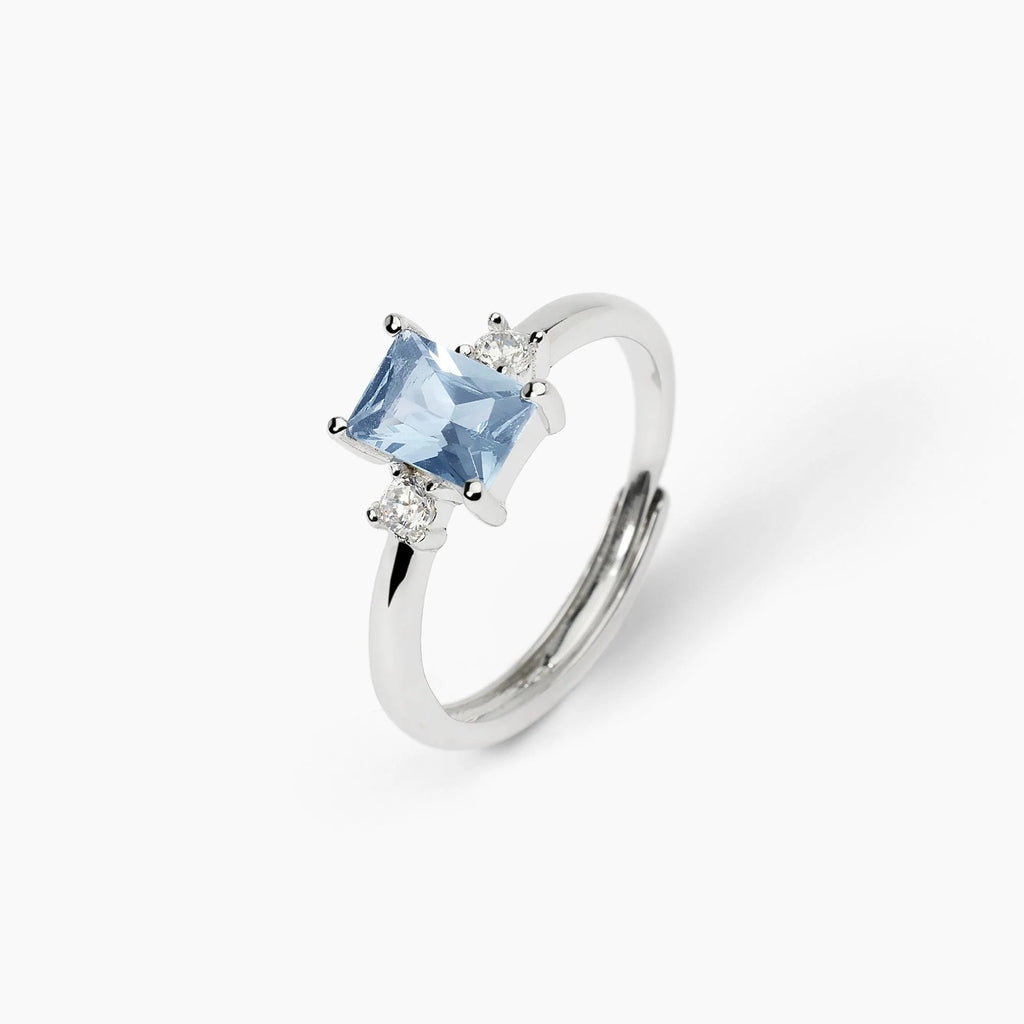 Anello Battito Acquamarina