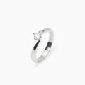 Anello Solitario con Diamante Lab-Grown: Eleganza Sostenibile e Luce Pura