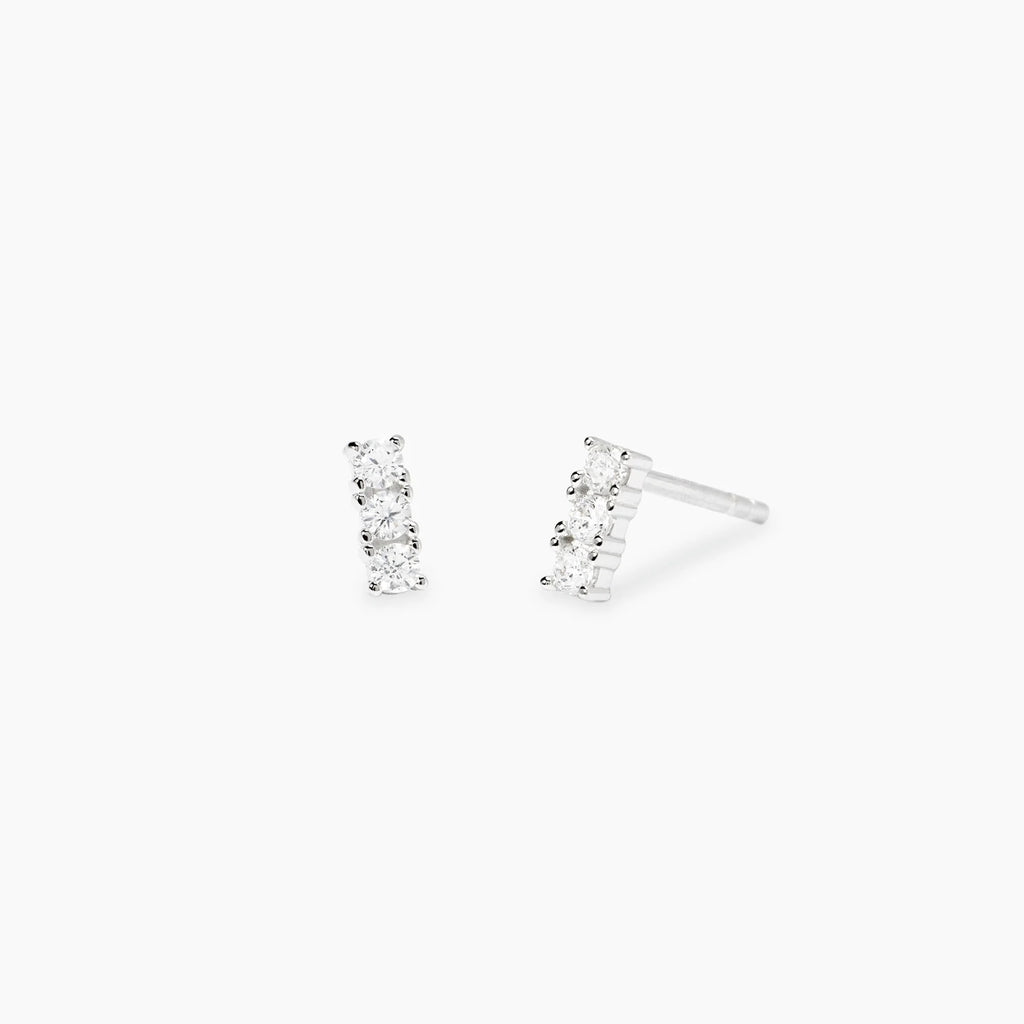 Orecchini Trilogy con Diamanti Lab-Grown – Mabina Gioielli