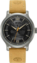 Orologio Uomo Timberland Driscoll TDWGA0094702 Quadrante Nero e Cinturino Beige