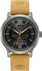 Orologio Uomo Timberland Driscoll TDWGA0094702 Quadrante Nero e Cinturino Beige