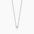 Girocollo Punto Luce in Diamante Lab-Grown 0,04 Carati – Mabina Gioielli