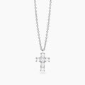 Girocollo con Croce in Diamanti Lab-Grown 0,06 ct – Mabina Gioielli