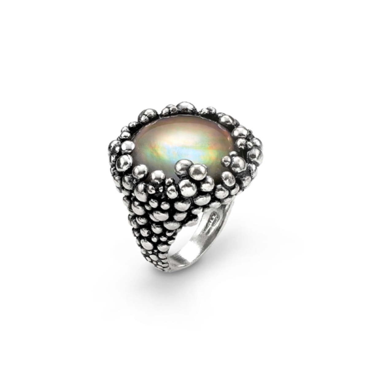 Anello Maui in Argento e Madreperla