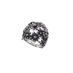 Anello Giovanni Raspini Cupola Margherite Mini in Argento 925