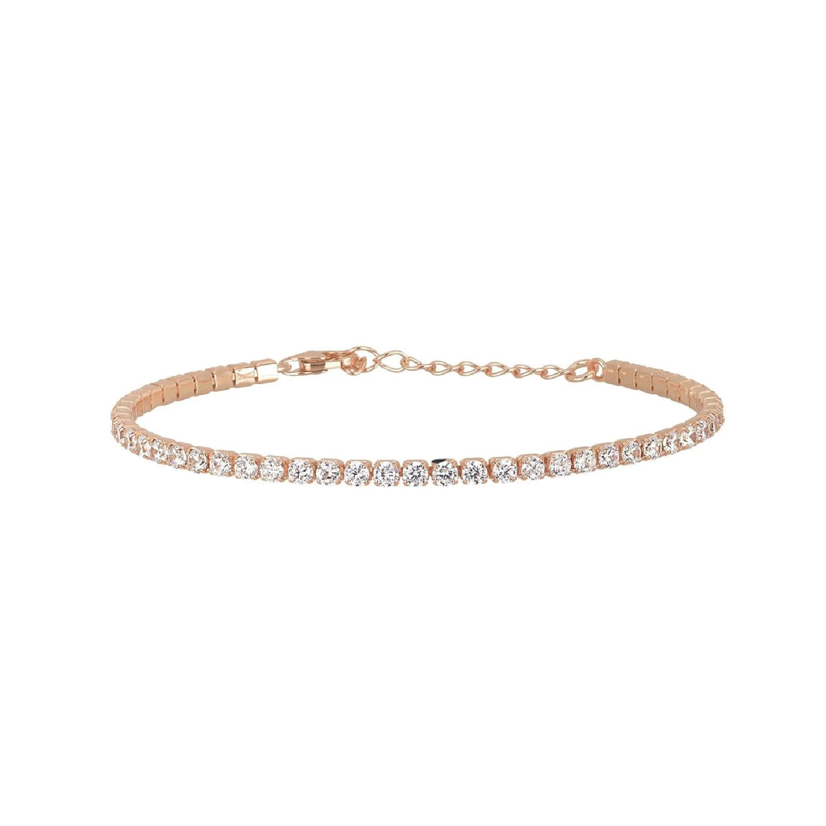 Bracciale Mini Tennis Oro Rosa |
