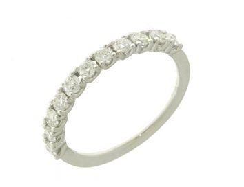 Anello Riviera Mirco Visconti in Oro Bianco e Diamanti 0.60ct