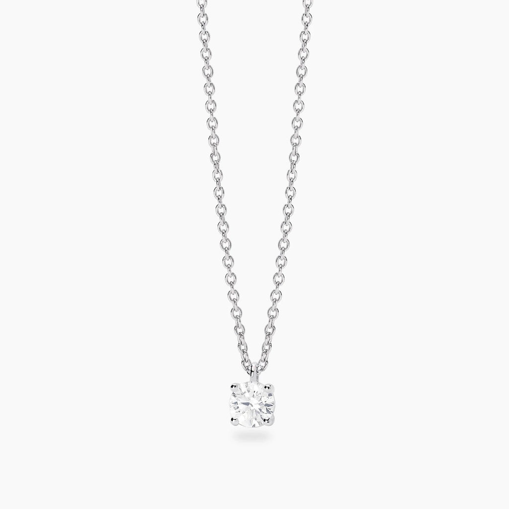 Girocollo Punto Luce in Diamante Lab-Grown 0,33 Carati – Mabina Gioielli