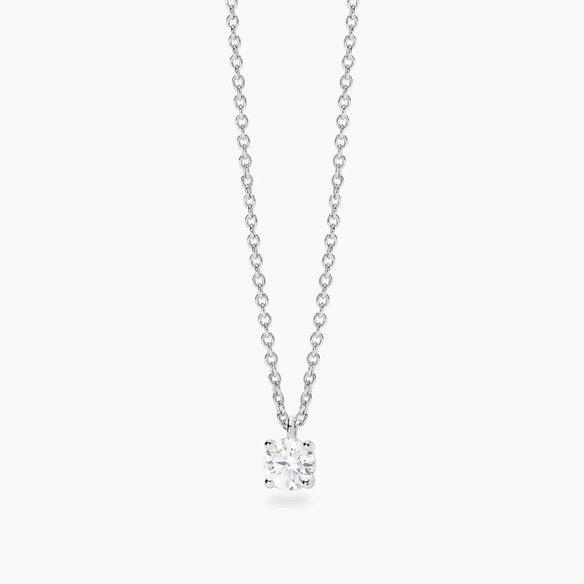 Girocollo Punto Luce in Diamante Lab-Grown 0,33 Carati – Mabina Gioielli