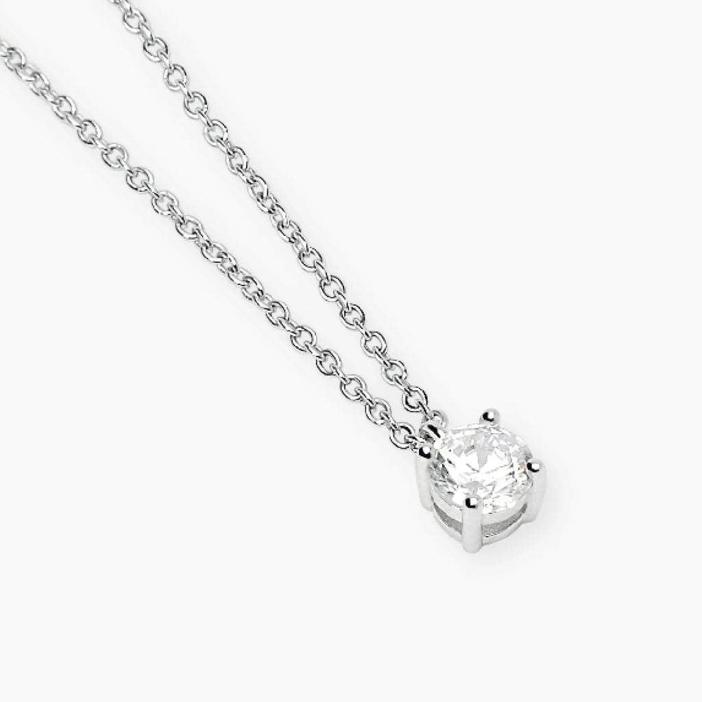 Girocollo Punto Luce in Diamante Lab-Grown 0,33 Carati – Mabina Gioielli