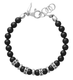 Bracciale Uomo Giovanni Raspini Tango Grafite in Argento 925