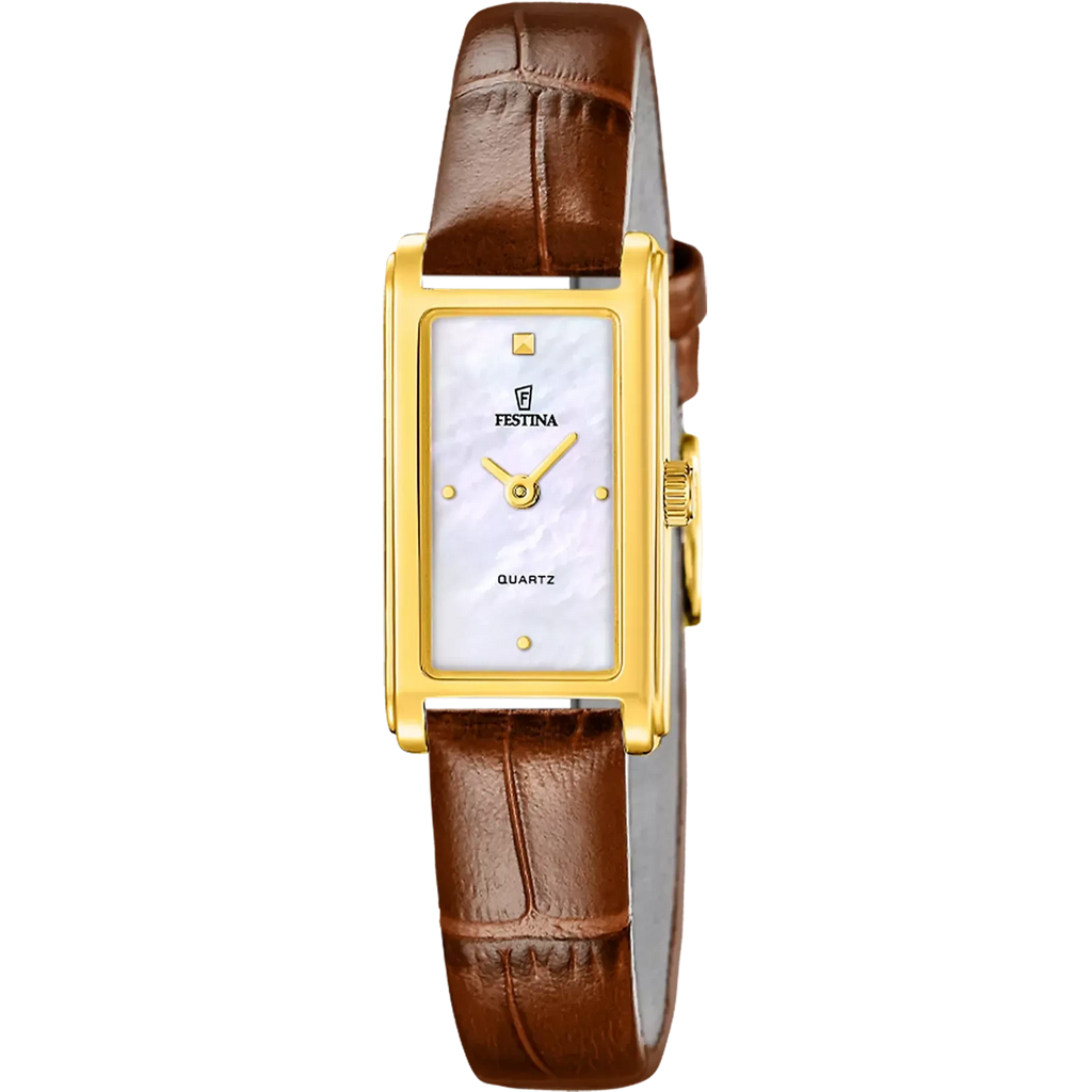 Orologio Donna Festina Mademoiselle con Quadrante Multicolore e Cinturino in Pelle