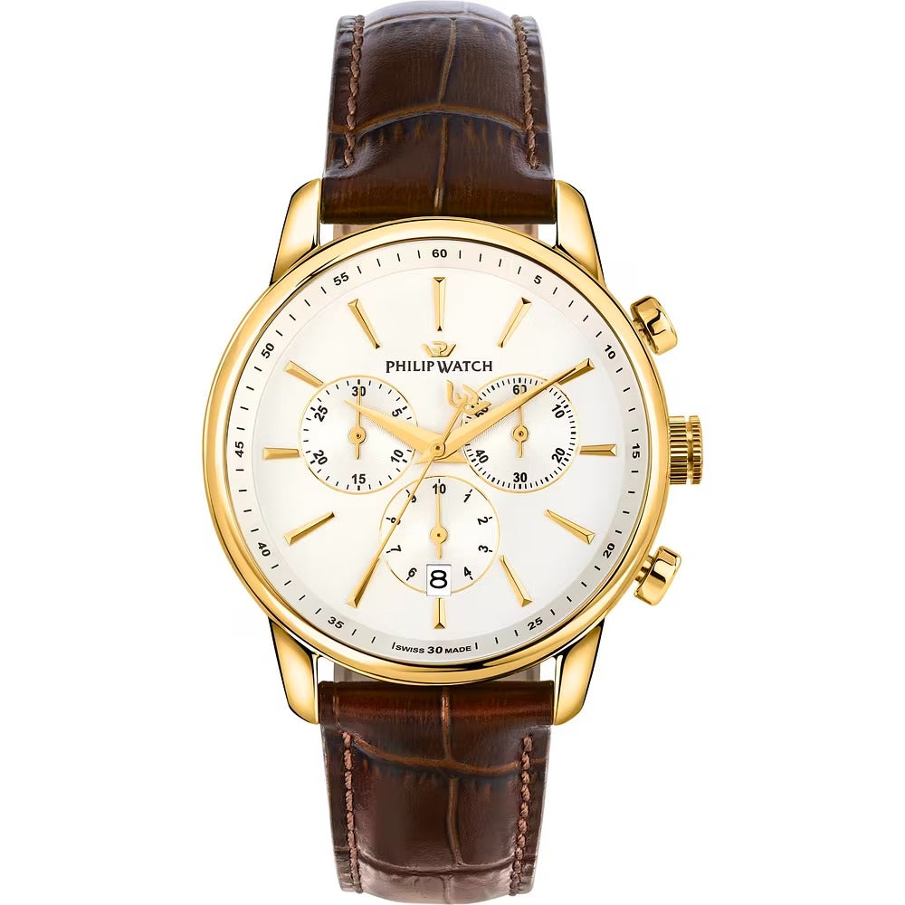 Orologio Uomo Philip Watch Anniversary Cronografo Swiss Made Pelle R8271650003