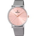 Orologio Donna Festina Boyfriend in Acciaio con Quadrante Rosa