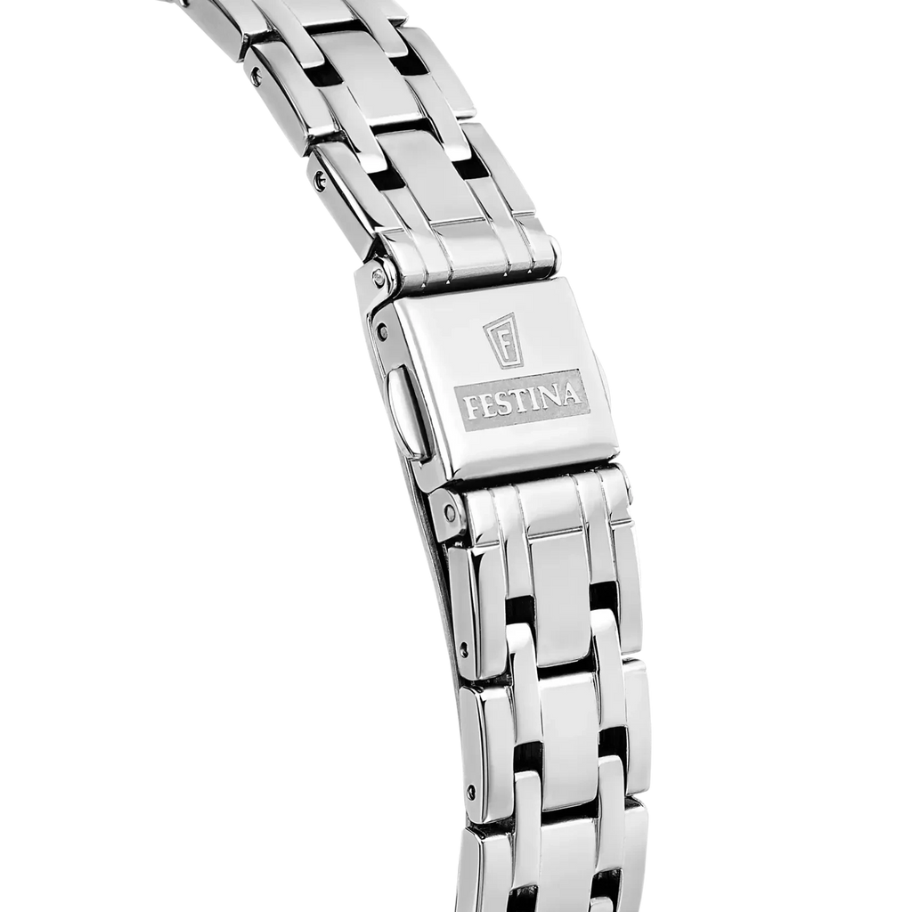 Orologio Donna Festina in Acciaio con Quadrante Azzurro e Cristalli