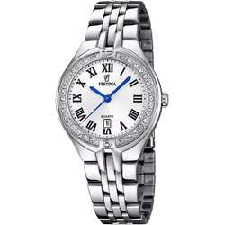 Orologio Donna Festina Mademoiselle in Acciaio Grigio con Cristalli