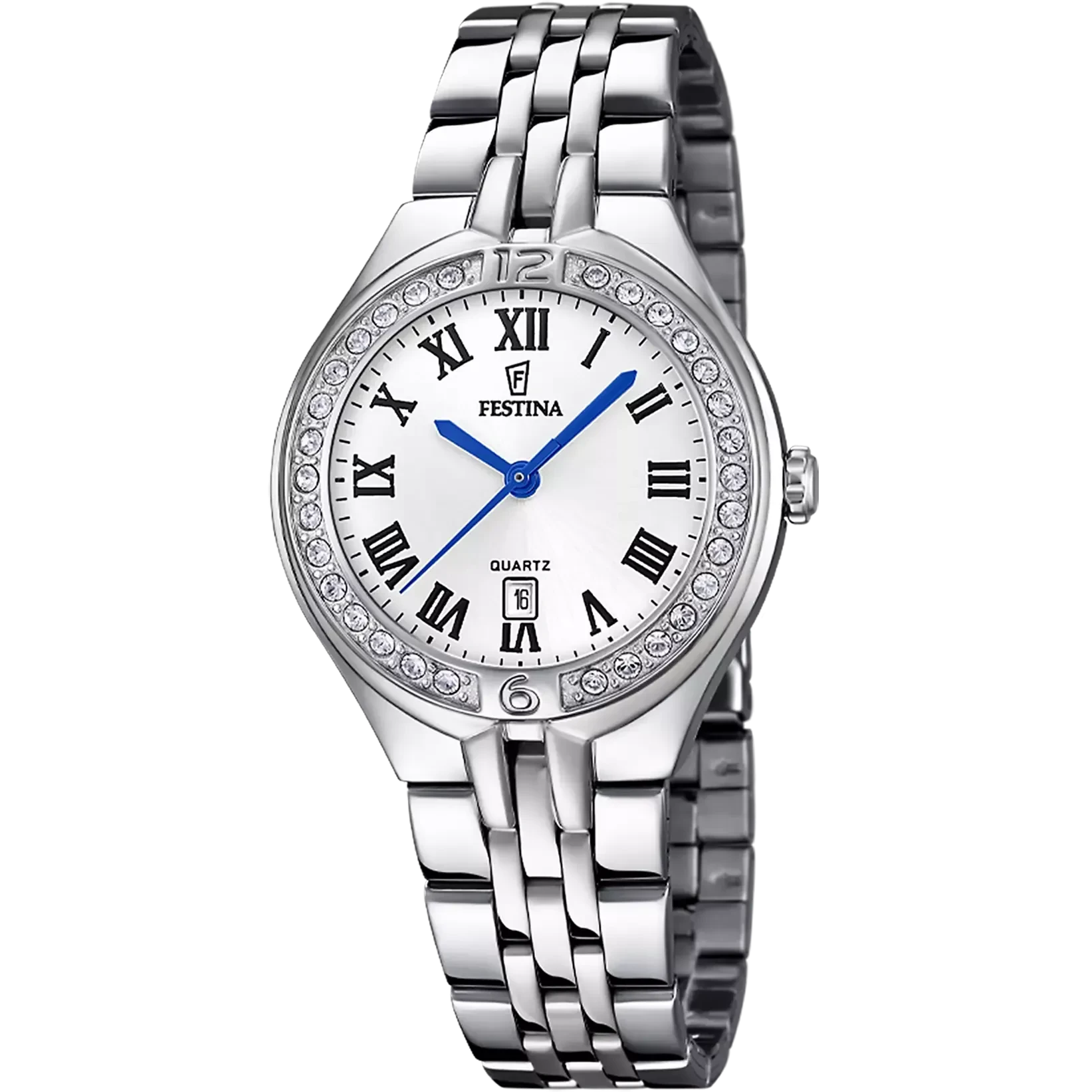 Orologio Donna Festina Mademoiselle in Acciaio Grigio con Cristalli