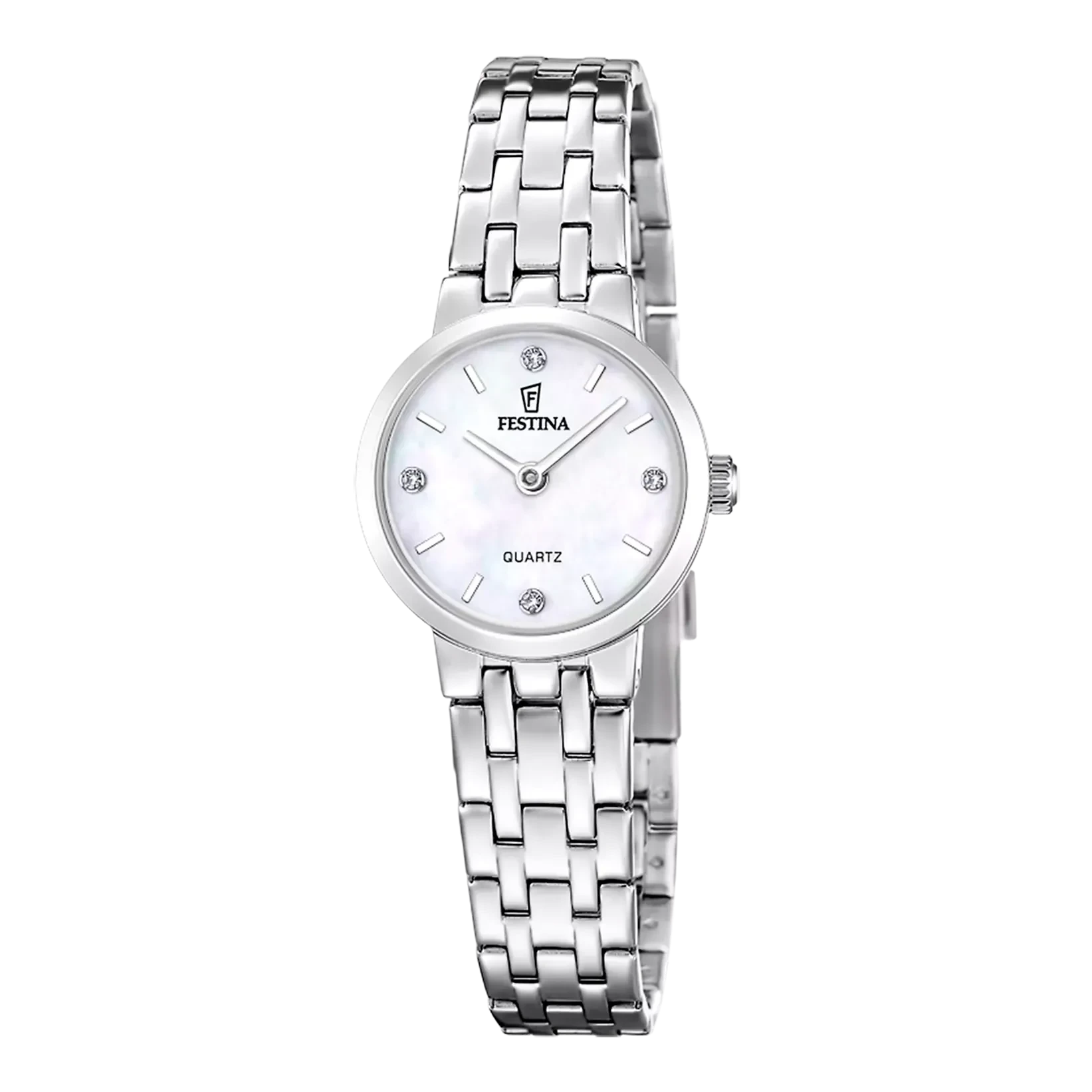 Orologio Donna Festina Mademoiselle in Acciaio con Cristalli e Quadrante Madreperla