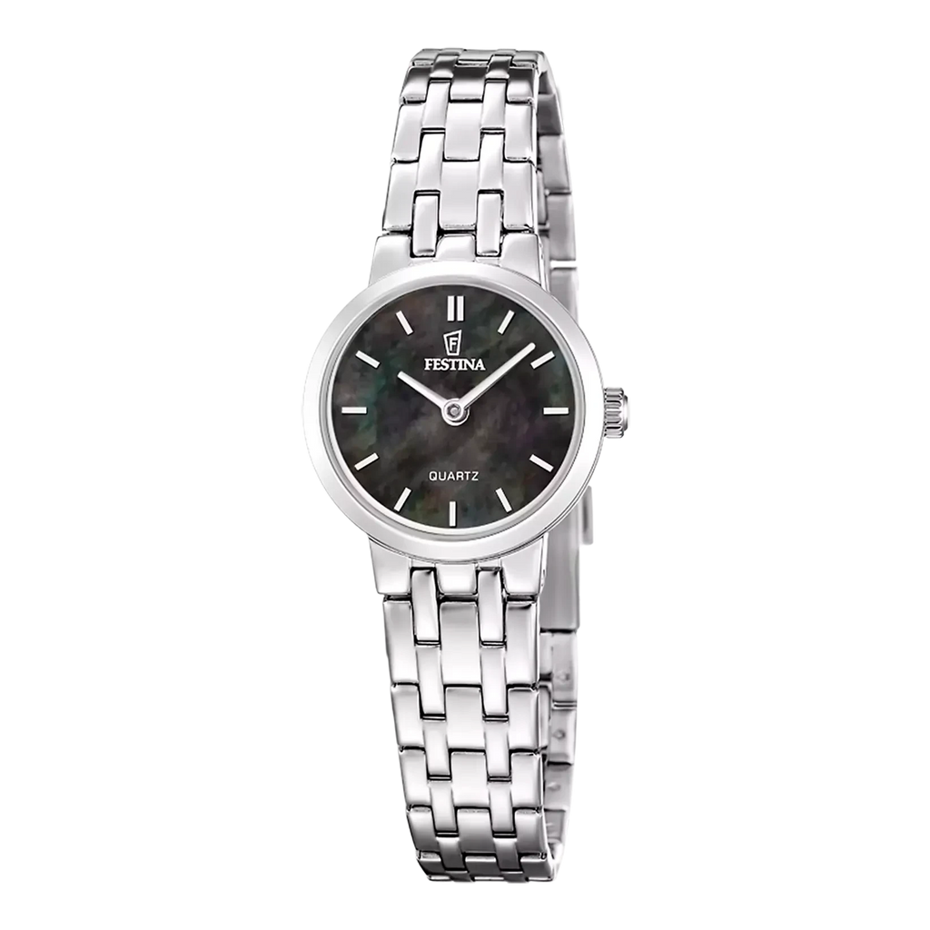Orologio Donna Festina Mademoiselle in Acciaio con Quadrante Nero F20746/6