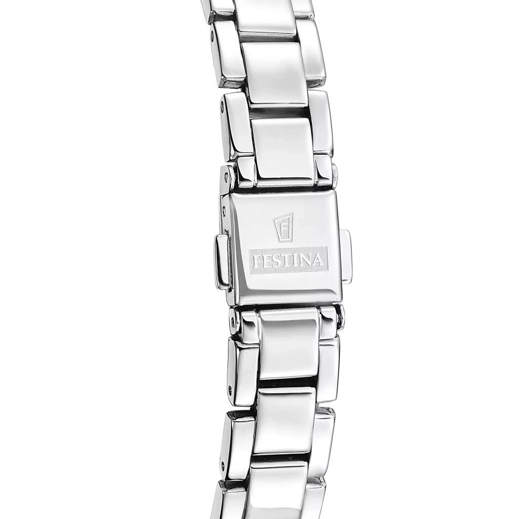 Orologio Donna Festina Mademoiselle in Acciaio Oro con Quadrante Verde e Cristalli