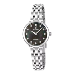 Orologio Donna Festina Mademoiselle in Acciaio Inossidabile con Quadrante Nero F20744/6